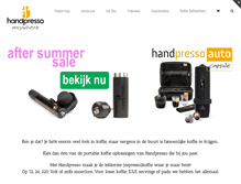 Tablet Screenshot of handpresso.nl