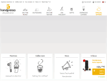 Tablet Screenshot of handpresso.com
